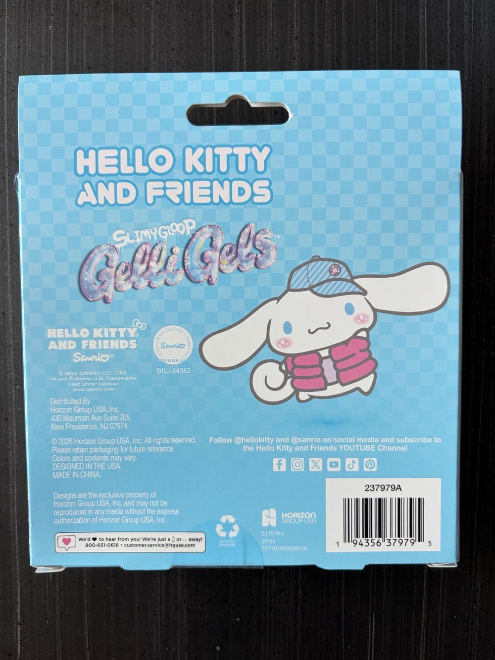 Cinnamoroll SlimyGloop Gelli Gels Squishy - Picture 2 of 3